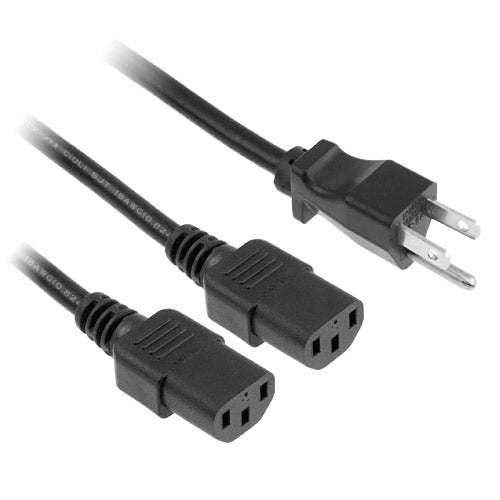 Extension & Equipment Cord Splitters - Y Cables