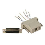 DB25 to Modular (RJ11 RJ12 RJ45) Adapter - Bridge Wholesale