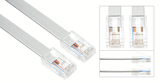 Standard Modular Flat Telephone Cords - Bridge Wholesale