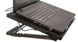 Angled 5 Fan USB Powered Notebook Cooling Pad