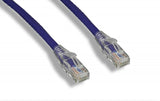 Purple 2 foot Clear Booted Cat6 Ethernet Patch Cable - Bridge Wholesale