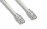 White 1 foot Clear Booted Cat6 Ethernet Patch Cable - Bridge Wholesale