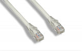 White 6 Inch (0.5 foot) Clear Booted Cat6 Ethernet Patch Cable - Bridge Wholesale