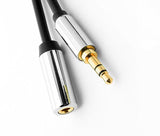 Pro Version Male to Female Stereo 3.5MM (1/8") Speaker/Headset/AUX (Auxiliary) Extension Cable - Bridge Wholesale