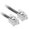 Straight Through (Non-Standard) Modular Flat Telephone Cords - Bridge Wholesale
