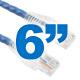 6 inch Cat 6A Patch Cable - Bridge Wholesale