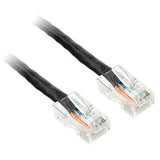 Black 100ft Non-Booted Cat 6 Ethernet Patch Cable - Bridge Wholesale