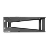 Black 4U Wall Mount Swing Out Server Rack, 25” Deep