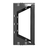 Black 12U Wall Mount Swing Data Rack, 12” Deep - Bridge Wholesale