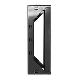 Black 12U Wall Mount Swing Out Rack, 8” Deep - Bridge Wholesale
