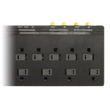 9 Outlet 6ft Multimedia Surge Strip - Bridge Wholesale