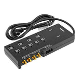 9 Outlet 6ft Multimedia Surge Strip 3,000 Joules - Bridge Wholesale