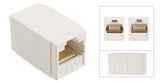 Unshielded Inline Ethernet Coupler, Female RJ45 to Female RJ45 (connects two patch cables) - Bridge Wholesale