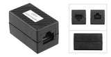 Unshielded Inline Ethernet Coupler, Female RJ45 to Female RJ45 (connects two patch cables) - Bridge Wholesale