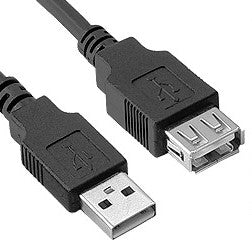 USB Cable A Male to A Female (USB 2.0) - Bridge Wholesale