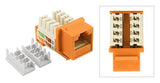 110 Punch Down Type Keystone Jacks for Data or Telco - Bridge Wholesale