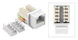 110 Punch Down Type Keystone Jacks for Data or Telco - Bridge Wholesale