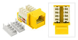 110 Punch Down Type Keystone Jacks for Data or Telco - Bridge Wholesale