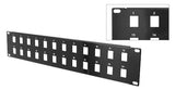 Unloaded 19" Patch Panel - Insert Your Own Jacks - Bridge Wholesale