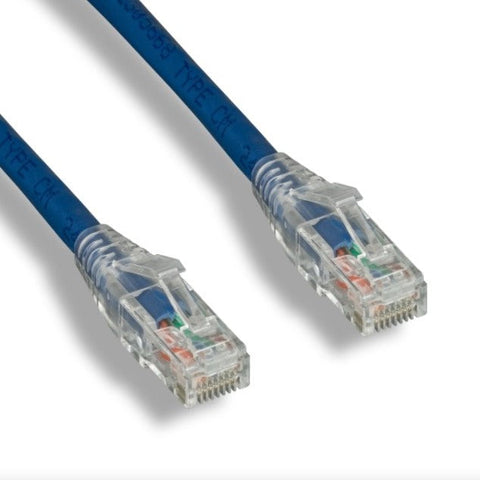 Clear Booted Cat 6 UTP Network Patch Cables