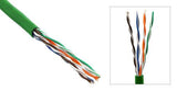 Green PVC Stranded (CMR) Cat 5E UTP Ethernet Bulk Cable, 1,000ft - Bridge Wholesale