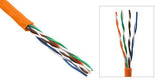 Orange PVC Stranded (CMR) Cat 5E UTP Ethernet Bulk Cable, 1,000ft - Bridge Wholesale