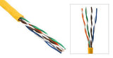 Yellow PVC Stranded (CMR) Cat 5E UTP Ethernet Bulk Cable, 1,000ft - Bridge Wholesale