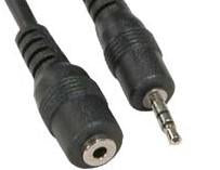 2.5MM Male to Female Stereo Cable - Bridge Wholesale