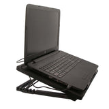 Angled 5 Fan USB Powered Notebook Cooling Pad