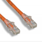 9 inch Orange Cat 6 Ethernet Patch Cable - Bridge Wholesale