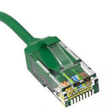 2ft Green Slim Cat6 Ethernet Patch Cable