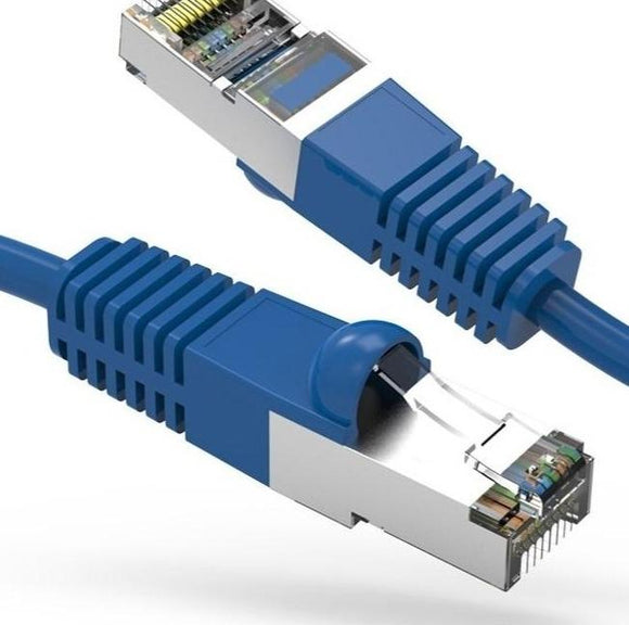 Cat 7 Ethernet Patch Cables, Blue - Bridge Wholesale
