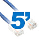 5ft Slim Cat6 Ethernet Patch Cable