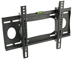 TV Tilt Wall Mount Bracket 23-37in 77lbs, Black - Bridge Wholesale