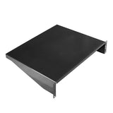 2U (3.5") Solid Utility Shelf for 19" Racks, 14" Deep (Lip facing up), 85lb Weight Limit, Black