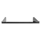 2U (3.5") Solid Utility Shelf for 19" Racks, 14" Deep (Lip facing up), 85lb Weight Limit, Black
