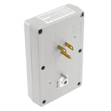 6 Outlet Wall Mount 1,000 Joule Surge Protector with Phone, Fax & DSL - Bridge Wholesale