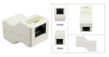 Unshielded Inline Ethernet Coupler, Female RJ45 to Female RJ45 (connects two patch cables) - Bridge Wholesale