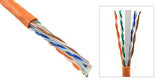 PVC Solid (CMR) Cat 6 UTP Ethernet Bulk Cable, 1,000ft (standard in-wall cable) - Bridge Wholesale