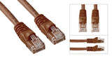 Brown 25ft Cat 6 Ethernet Patch Cable - Bridge Wholesale
