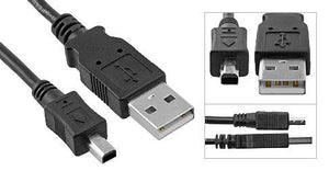 USB Mini 4 Pin to A Male Cables - Bridge Wholesale