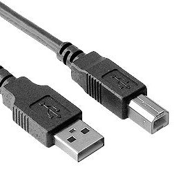 USB Cable A Male to B Male (USB 2.0) - Bridge Wholesale