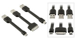 USB 3 piece Mini Adapter Cable Kit, 4 inch Adapter Cables (USB 2.0) - Bridge Wholesale