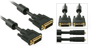 DVI-D Dual Link (Male to Male) Cable, Black