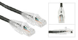 Ethernet CAT5E; Outdoor, Direct Burial, Gel Filled, 100ft Solid Patch Cable, Black
