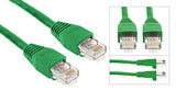 65ft Green Cat 6 Patch Cable, with Boots