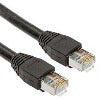 Ethernet CAT6; Outdoor, Direct Burial, Fully Shielded, 225ft Solid Patch Cable, Black